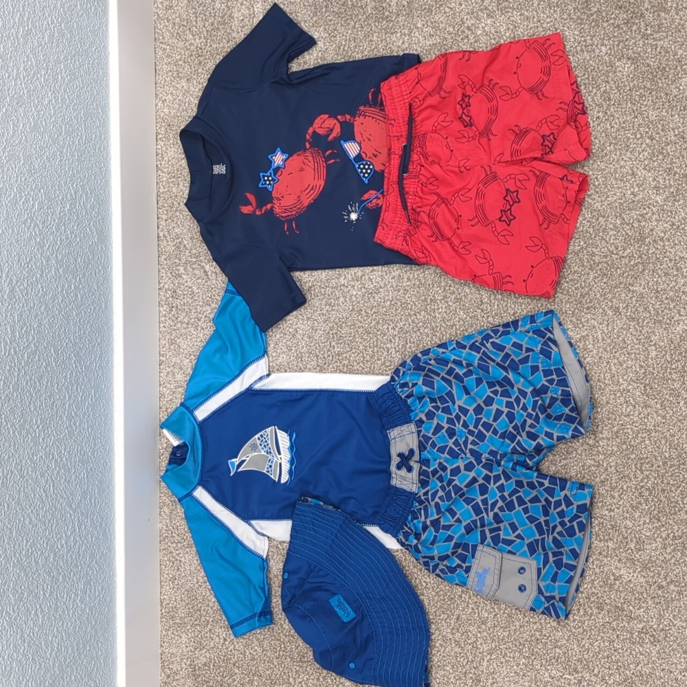 Like New Boy's Swimsuits, Size 2T